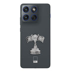 Motorola Edge 70 5G Compatible Satyamev Jayate 3D Metal Emblem Sticker