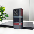 Motorola Edge 50 Fusion 5G Luxury Grid Pattern Glass Back Shockproof Case