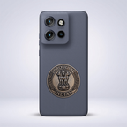 Motorola Edge 50 Neo 5G Compatible Satyamev Jayate 3D Metal Emblem Sticker