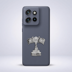 Motorola Edge 50 Neo 5G Compatible Satyamev Jayate 3D Metal Emblem Sticker