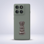 Motorola Edge 60 Pro 5G Compatible Satyamev Jayate 3D Metal Emblem Sticker