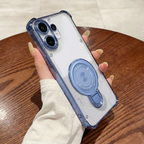 Nothing Phone 2 Pro 5G Luxury Four Corner Invincible Bracket Ring Stand Case