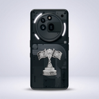 Nothing Phone 3A Pro 5G Compatible Satyamev Jayate 3D Metal Emblem Sticker