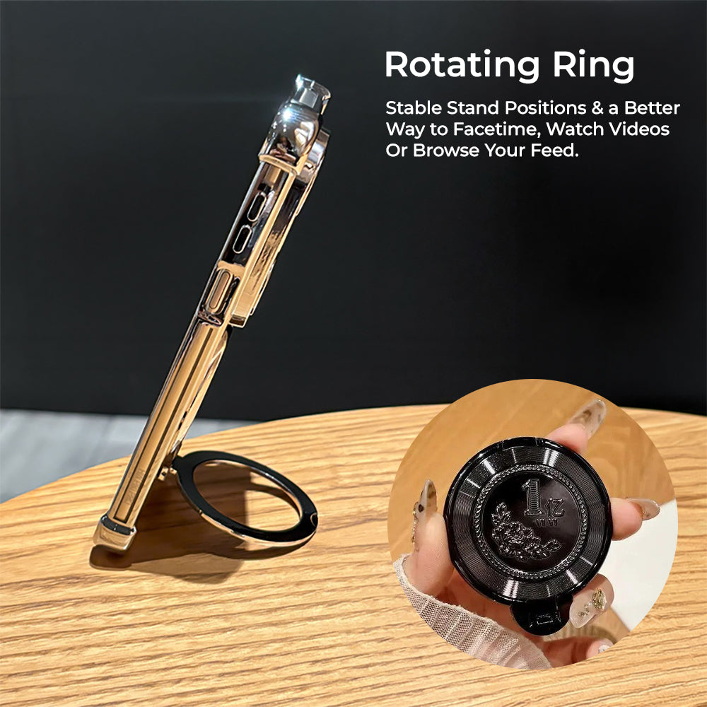 Nothing Phone 4a Pro 5G Premium Billion Wheel Rotating Shockproof Airbags Case