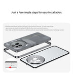 Nothing Phone 3a Pro 5G Aluminium Metal Bumper Shield Transparent Back Case