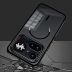 Nothing Phone 4a Pro 5G Aluminium Metal Bumper Shield Transparent Back Case
