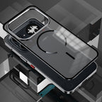 Nothing Phone 4a Pro 5G Aluminium Metal Bumper Shield Transparent Back Case