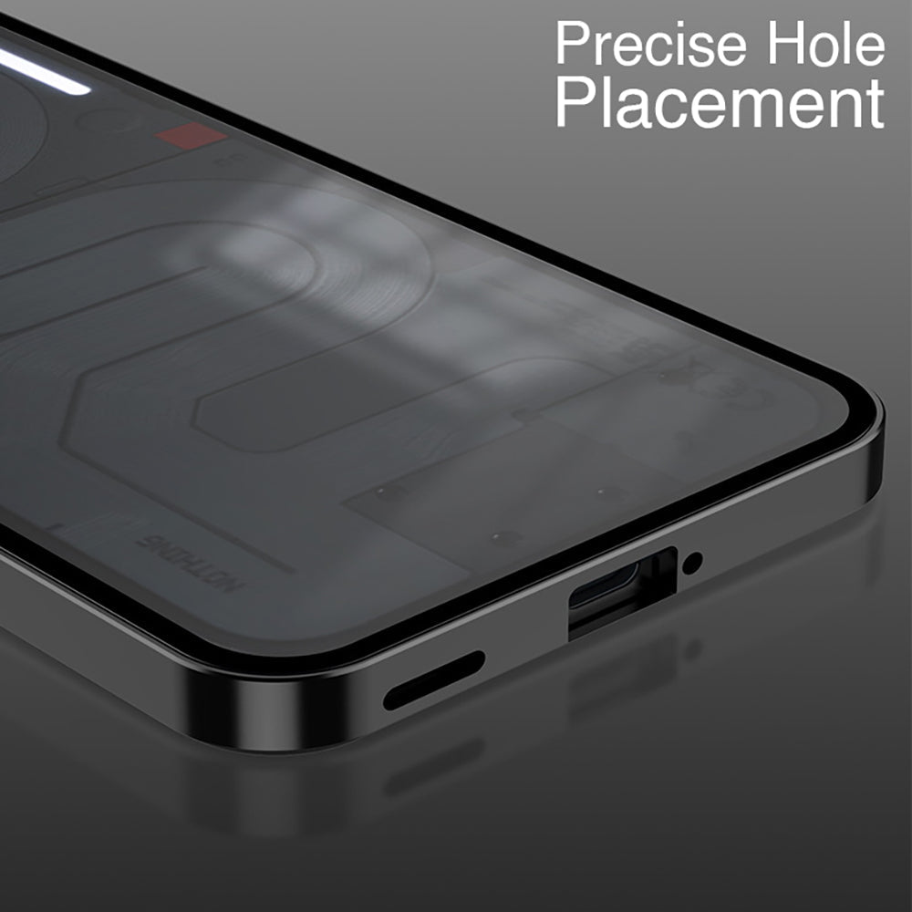 Nothing Phone 3a Pro 5G Aluminium Metal Bumper Shield Transparent Back Case
