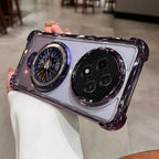 Oppo Reno 12F 5G Premium Stress Buster Wheel Rotating Shockproof Airbags Case