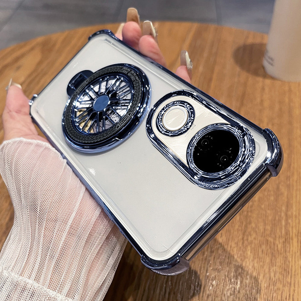 Vivo T4R 5G Premium Stress Buster Wheel Rotating Shockproof Airbags Case