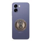 Oppo A6x 5G Compatible Satyamev Jayate 3D Metal Emblem Sticker
