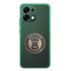Oppo F33 5G Compatible Satyamev Jayate 3D Metal Emblem Sticker