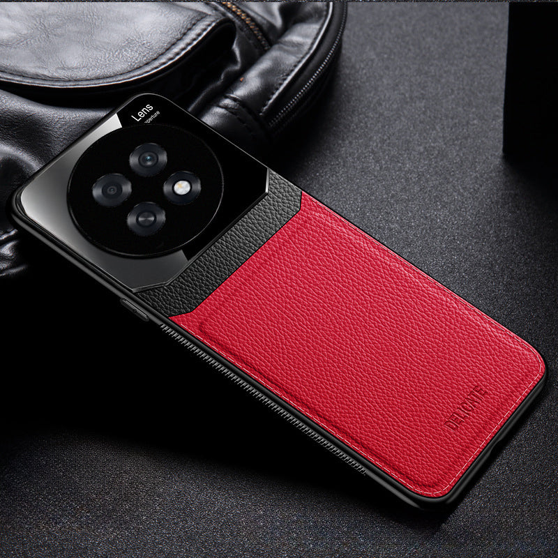 Oppo F31 Pro+ 5G Premium Leather Lens Protective Case (Buy 1 Get 1 Free Surprise Cover)