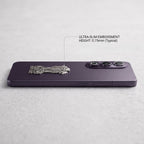 Oppo K12X 5G Compatible Satyamev Jayate 3D Metal Emblem Sticker