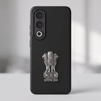 Oppo K12X 5G Compatible Satyamev Jayate 3D Metal Emblem Sticker