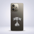 OPPO A5 Pro 5G Compatible Satyamev Jayate 3D Metal Emblem Sticker