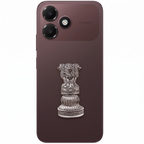 Oppo A6c 5G Compatible Satyamev Jayate 3D Metal Emblem Sticker