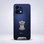 OPPO F31 5G Compatible Satyamev Jayate 3D Metal Emblem Sticker