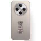 OPPO Find X8 5G Compatible Satyamev Jayate 3D Metal Emblem Sticker