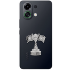 Oppo K13 Turbo 5G Compatible Satyamev Jayate 3D Metal Emblem Sticker