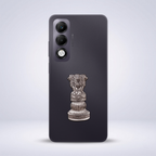 Oppo K13x 5G Compatible Satyamev Jayate 3D Metal Emblem Sticker