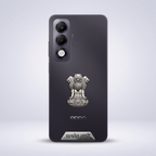 Oppo K13x 5G Compatible Satyamev Jayate 3D Metal Emblem Sticker