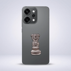 OPPO Reno 14 Pro 5G Compatible Satyamev Jayate 3D Metal Emblem Sticker