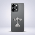 OPPO Reno 14 Pro 5G Compatible Satyamev Jayate 3D Metal Emblem Sticker