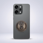 OPPO Reno 14 Pro 5G Compatible Satyamev Jayate 3D Metal Emblem Sticker