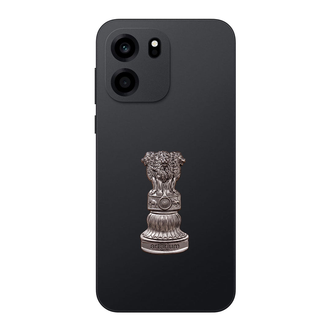 OnePlus Nord 6 5G Compatible Satyamev Jayate 3D Metal Emblem Sticker