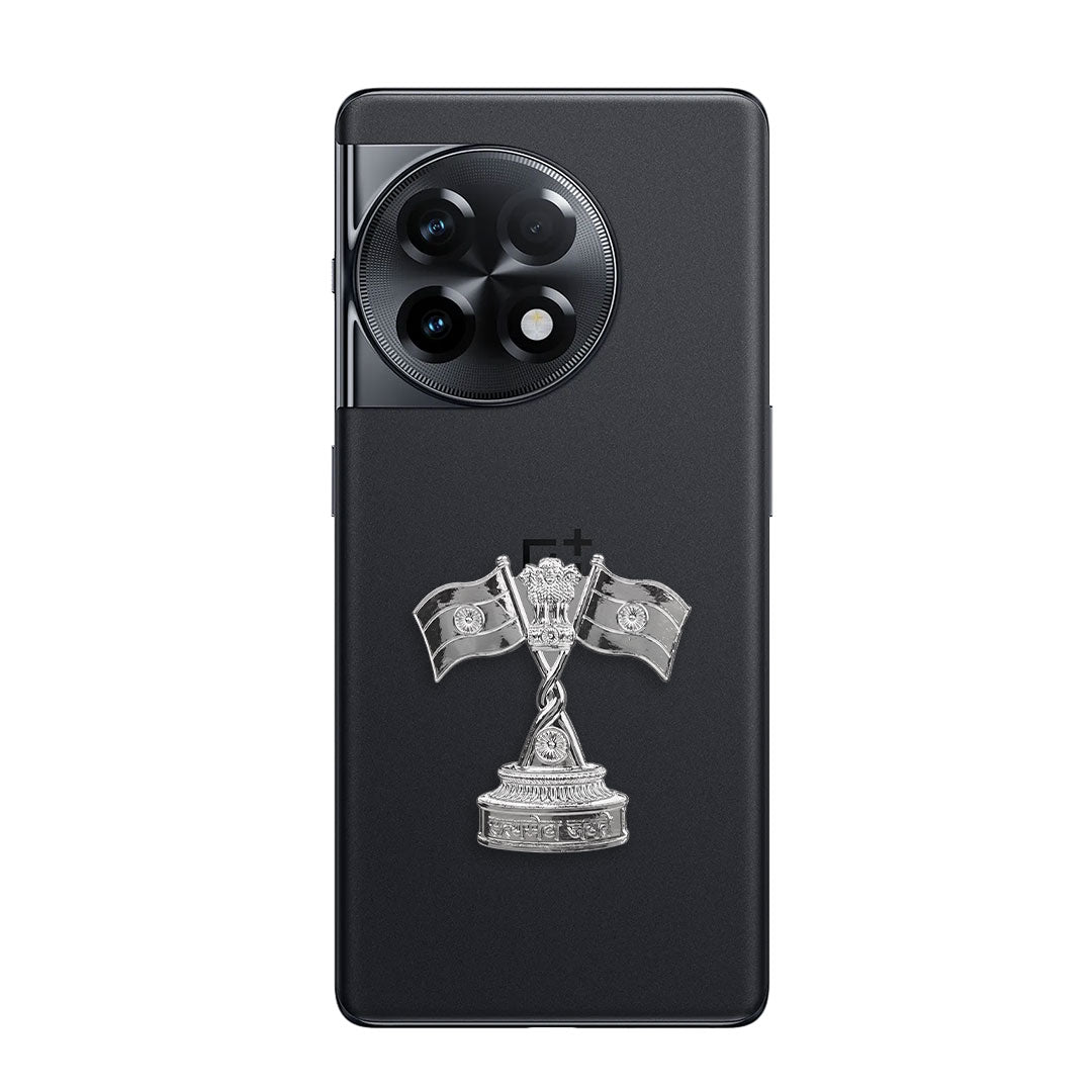 OnePlus 11R 5G Compatible Satyamev Jayate 3D Metal Emblem Sticker