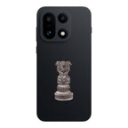 OnePlus 15 5G Compatible Satyamev Jayate 3D Metal Emblem Sticker