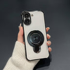OnePlus Nord CE5 5G Luxury Four Corner Invincible Bracket Ring Stand Case