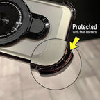 OnePlus Nord CE5 5G Luxury Four Corner Invincible Bracket Ring Stand Case