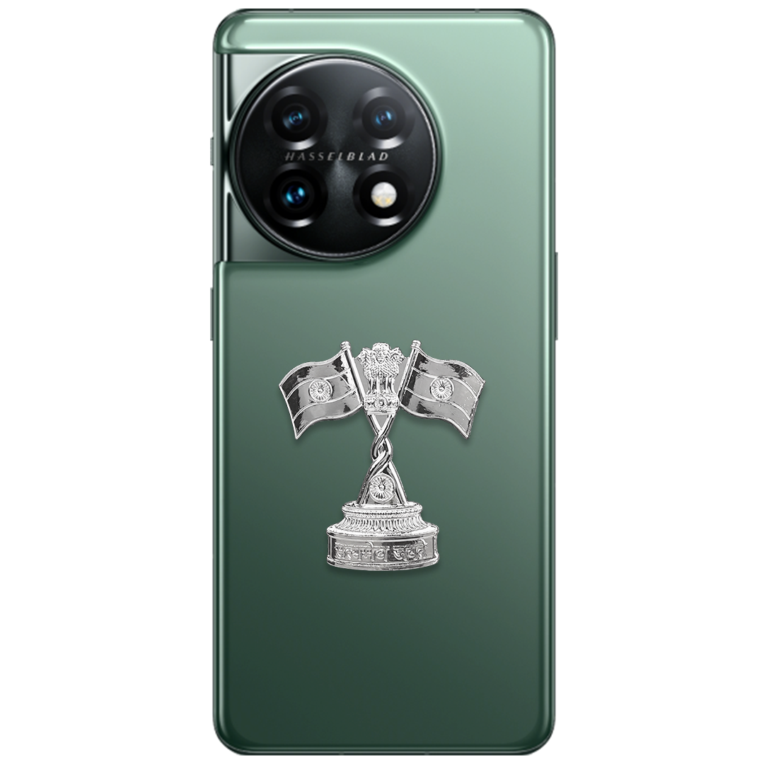 Oneplus 11 5G Compatible Satyamev Jayate 3D Metal Emblem Sticker