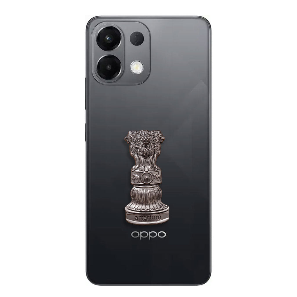 Oppo K13 5G Compatible Satyamev Jayate 3D Metal Emblem Sticker