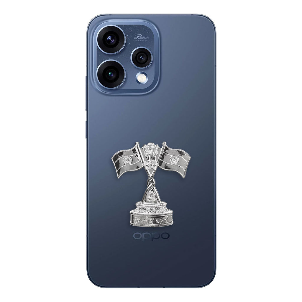 Oppo Reno 15 5G Compatible Satyamev Jayate 3D Metal Emblem Sticker