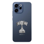 Oppo Reno 15C 5G Compatible Satyamev Jayate 3D Metal Emblem Sticker
