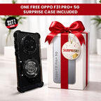 Oppo F31 Pro+ 5G Four Corner Airbags 100% Original Astro Money Magnet Rotating Dollar Case (Buy 1 Get 1 Free Surprise Cover)
