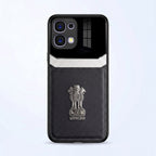Oppo F31 5G Satyamev Jayate 3D Metal Leather Back Case