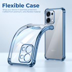 Oppo F31 5G Anti-Yellow Electroplating Transparent Airbags Case