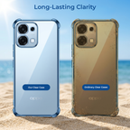 Oppo F31 5G Anti-Yellow Electroplating Transparent Airbags Case