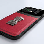 Oppo K13 Turbo 5G Satyamev Jayate 3D Metal Leather Back Case
