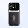 Oppo K13 Turbo 5G Satyamev Jayate 3D Metal Leather Back Case