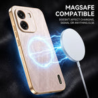 Oppo K14 5G Premium Electroplated Frame Gold Thread Pattern Soft Case