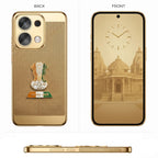 Oppo Reno 13 5G Tri-Color Satyamev Jayate Mesh Electroplated Heat Dissipation Case