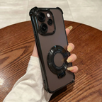 Oppo Reno 15 Pro Mini 5G Original Luxury Magnifier Ring Stand Shockproof Airbags Corner Case