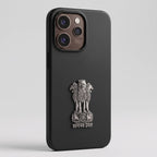 Oppo Reno 15 Pro 5G Compatible Satyamev Jayate 3D Metal Emblem Sticker