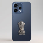 Oppo Reno 15 5G Compatible Satyamev Jayate 3D Metal Emblem Sticker