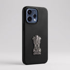 Oppo Reno 15 5G Compatible Satyamev Jayate 3D Metal Emblem Sticker